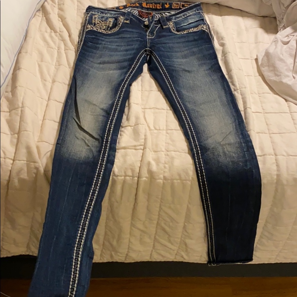 Rock revival skinny jeans